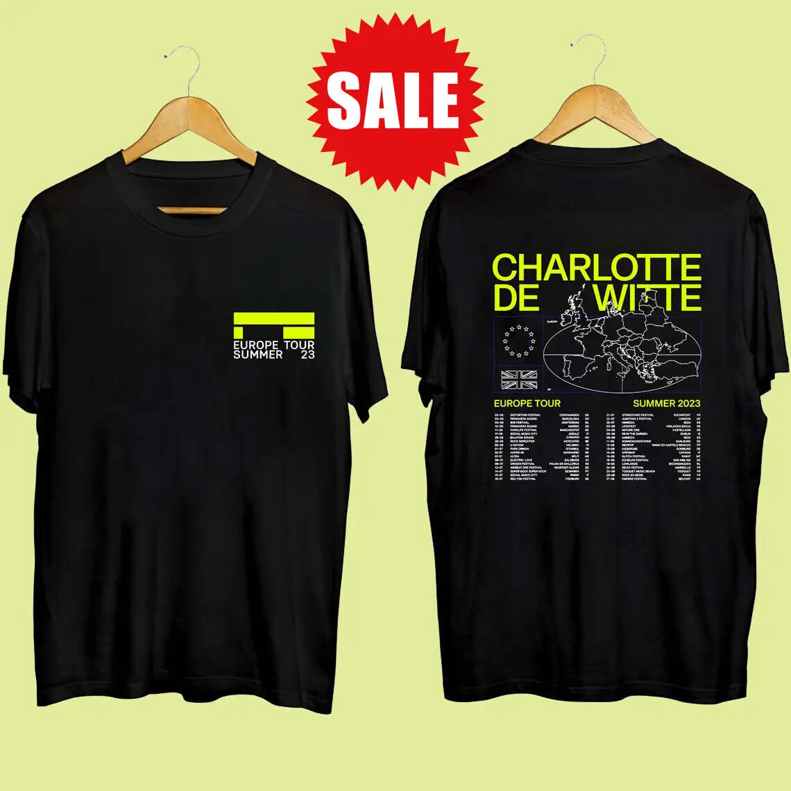 Charlotte de Witte Summer Tour 2023 T-shirt HA36312