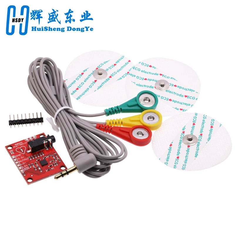 Muscle signal sensor ECG Sensor Ecg module AD8232 ecg measurement pulse heart ecg monitoring sensor kit for Arduino UNO R3