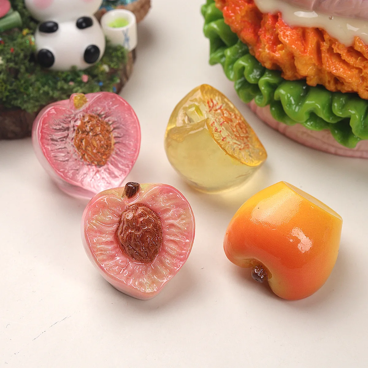 10pcs Cartoon 3D Resin Simulat - Flower Preservation Resin review and price