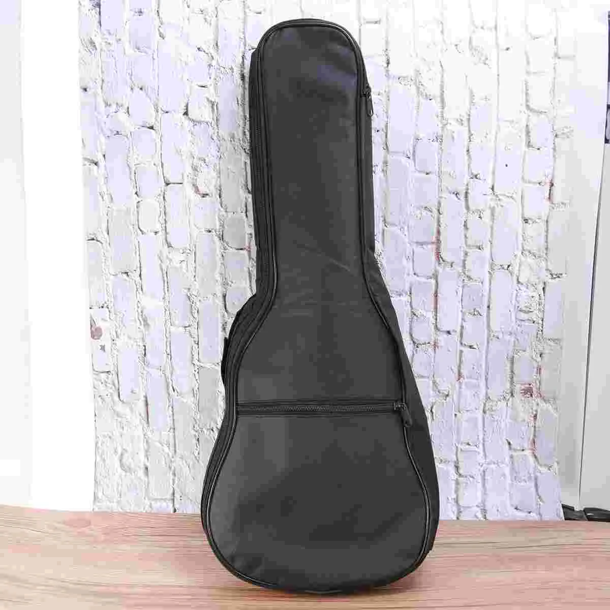 

26 Inch Folk Guitarra Case Bass Tenor Foam Black Stringed Instruments Package Double Shoulder Bag