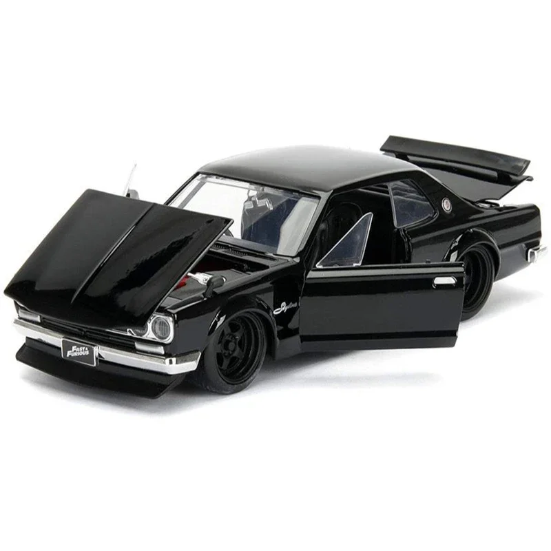 1:24 Nissan Skyline 2000 GT-R Metal Sports Car Model Diecast Alloy Racing Car Vehicles Model Simulation Collection Kids Toy Gift