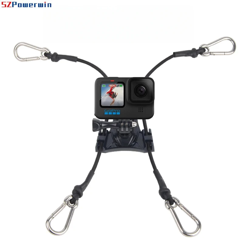 Powerwin Kite ผู้ถือฐานเชือกสําหรับ GoPro/DJI ขาตั้ง Kayak รั้วเทนนิส Paddle Board กีฬากล้องอุปกรณ์เสริม