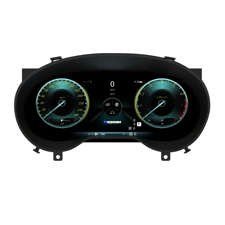 Upgraded version12.3 Inch Linux System LCD Dashboard Display Speedometer Upgrade for  CLA180 CLA200 CLA250 Digital Cluster