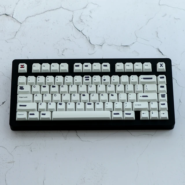 150 tasten GMK Redacted Tastenkappen Kirsche Profil PBT Farbstoff 