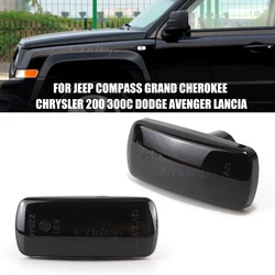 Turn Signal Lamp LED Dynamic Amber Side Marker Indicator Light For Jeep Patriot Compass Commander Liberty Grand Cherokee Lancia