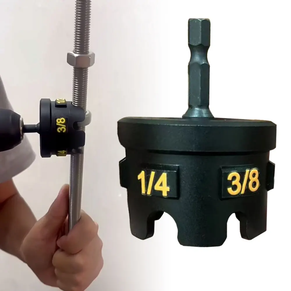 

Metal Nut Zipper Drill Attachment For Fast Nut And Bolt Removal, Nut Remover Bolt Extractor Tool For Conduit Racks Socket Wrench