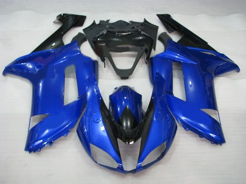 Best selling Fairing kit for Kawasaki Ninja ZX6R 07 08 year  Mold ZX 6R 2007 2008 fairings set  gloss blue