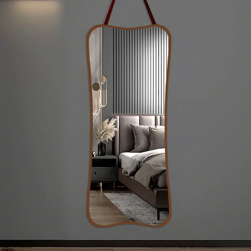Hallway Mirror Aesthetic Vintage Full Body Mirror Hairdressing Aesthetic Wall Autocollants Muraux Home Decorating Itemson Sale