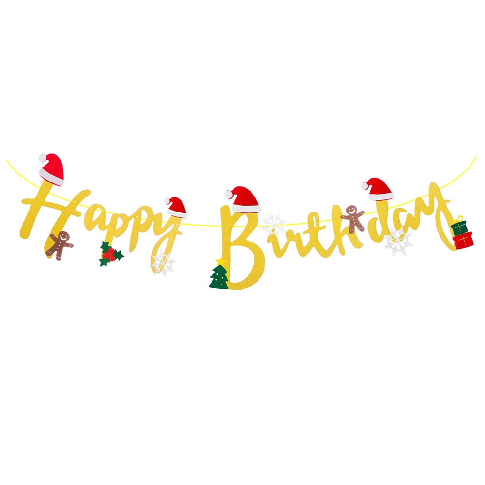 

Birthday Party Decorations Letter Banner Hanging Banner Christmas Banners Balloons Decor Supplies Chic Beautiful Safe