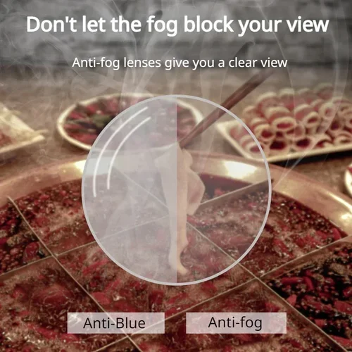 Imagen 2 del producto Vicky-lentes de lectura antiniebla para gafas, lentes antiniebla, 1,61-1,67-1,74, prescripción