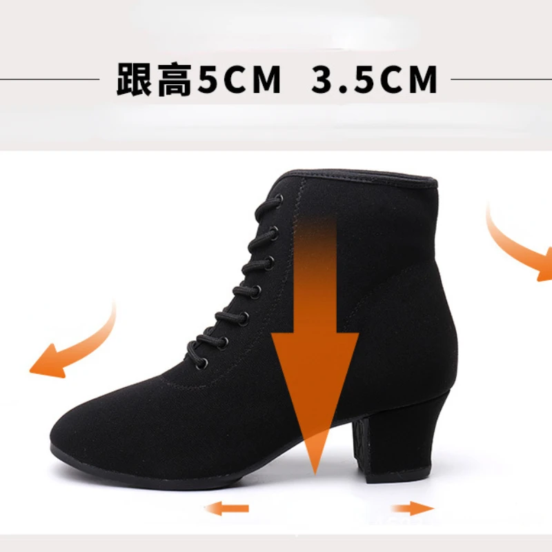 Autumn Winter High Help Women Dance Shoes Ladies Salsa Tango Ballroom Party Girls Sandals High Heel Jazz Sneakers Wedding Shoes