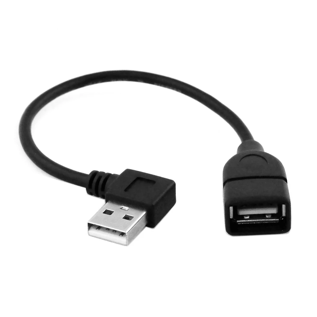 CYSM Chenyang USB Cable USB Adapter USB Adapter Cable USB 2.0 A type Cable Male to Female Right Angled USB Cable 0.1m 0.2m 0.4m