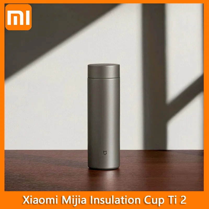 

Xiaomi Mijia Ti2 thermostatic cup: pure titanium material, 480 ml of large capacity, heat/cold portable, home office ideal.