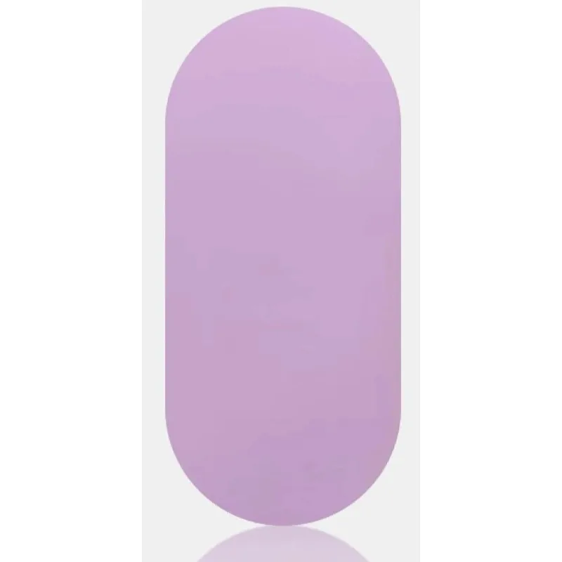 Organic Recycle Custom Print PU Rubber Non Slip Round End Oval Shape Arch Curve Yoga Mat Brown