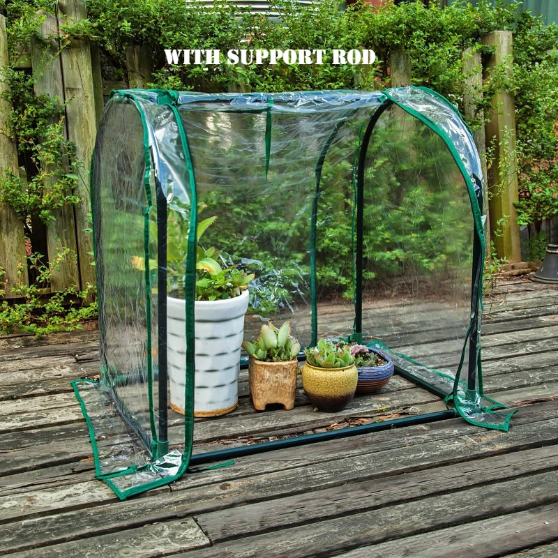 

Mini Horticulture Greenhouse Cover Succulent Plant Nursery Insulation Room Cover Transparent Rainproof Cloth Coldproof Tent