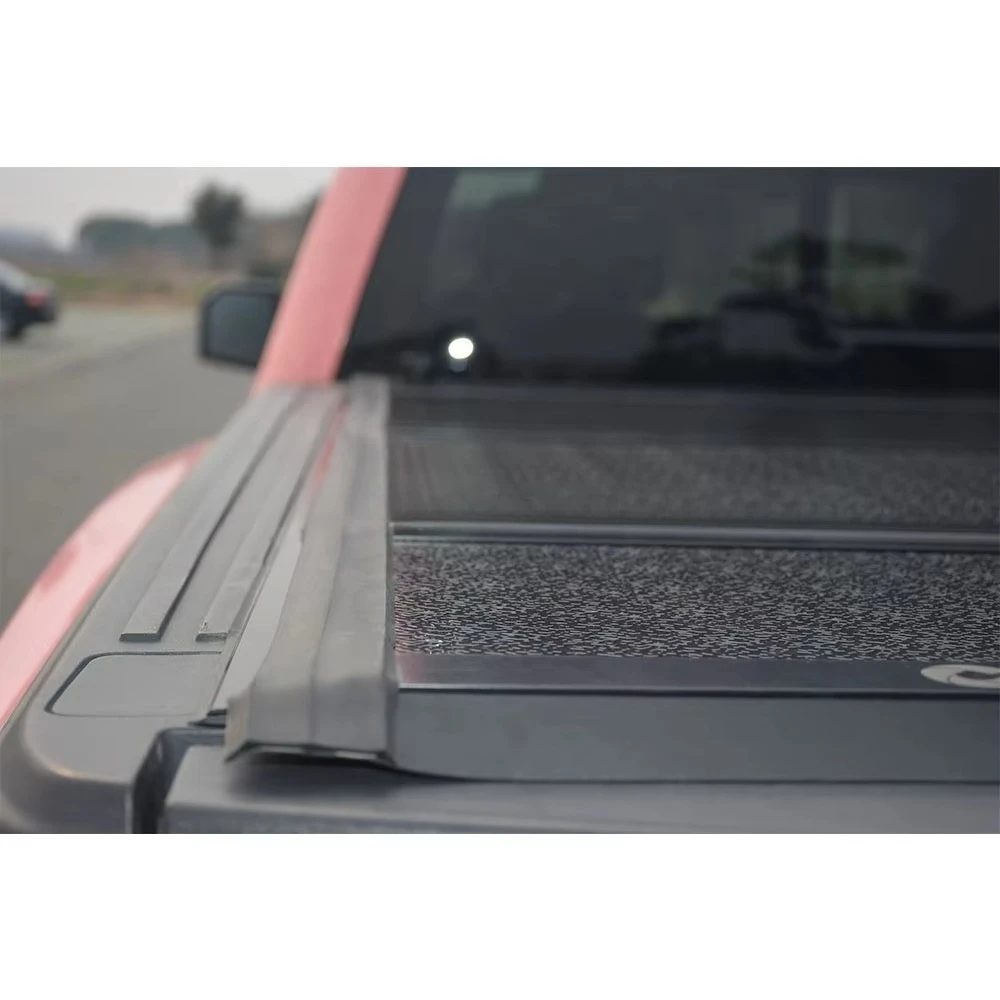 

Custom Truck Pickup Parts 6.5 6.75 Inch Hard Type Four-folding Bed Tonneau Cover Four Fold Truck Bed Lid for F150 F250 F350
