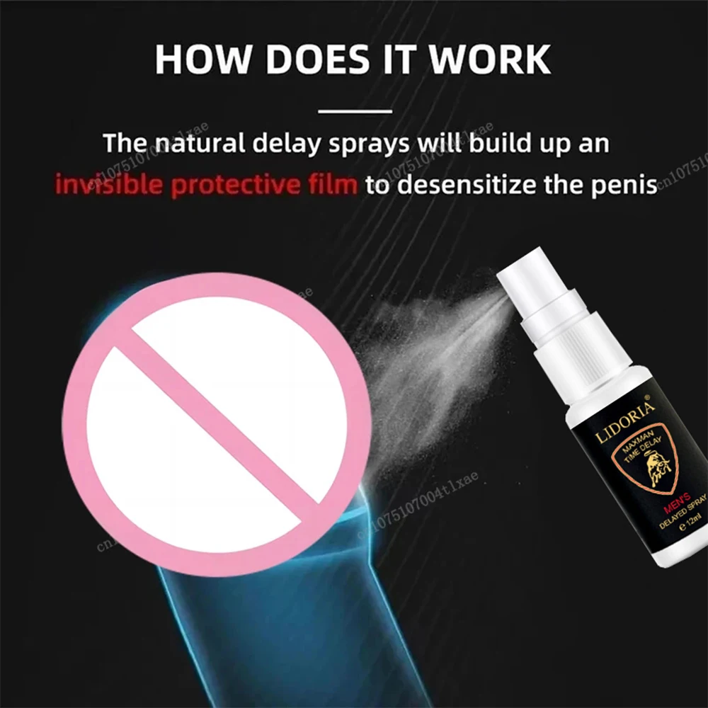 Male Penile Sex Spray Man Long Lasting 60 Minutes ejaculator Spray For Men Premature Ejaculation Fast Erecting Adult Product - Image 5