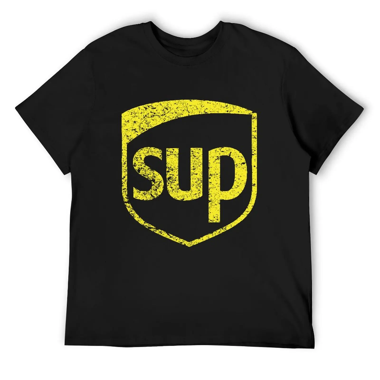 SUP Parody of UPS United Parcel Service T-Shirt vintage graphic tee Blouse t shirts for men graphic