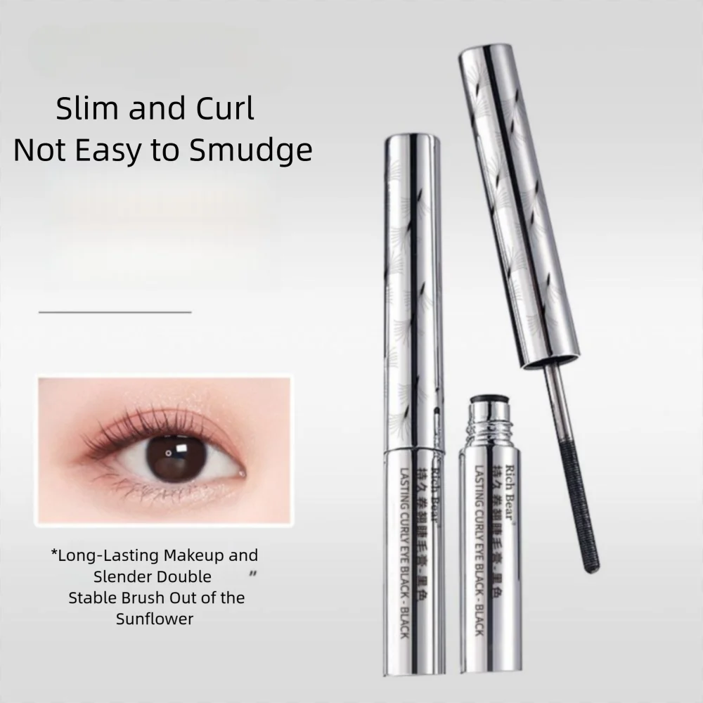 Mascara noir imperméable, allongeant, longue durée, crème frisée, Extension de cils épais, allonge les cils