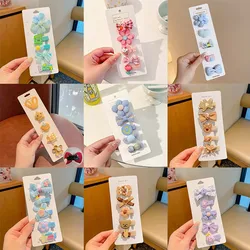 Newborn Baby Short Hair  Clip Princess Cute Headwear Baby Hair Clips Hair Volume Less Baby Sweat Hair Clips Do Not Hurt Hair