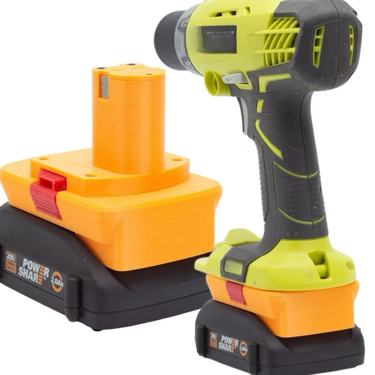 Battery Adapter for Ryobi ONE+ 18V Tools, Convert  for Worx 4pin/5pin/6pin 20v  Li-ion Battery to Ryobi 18v Power Tool