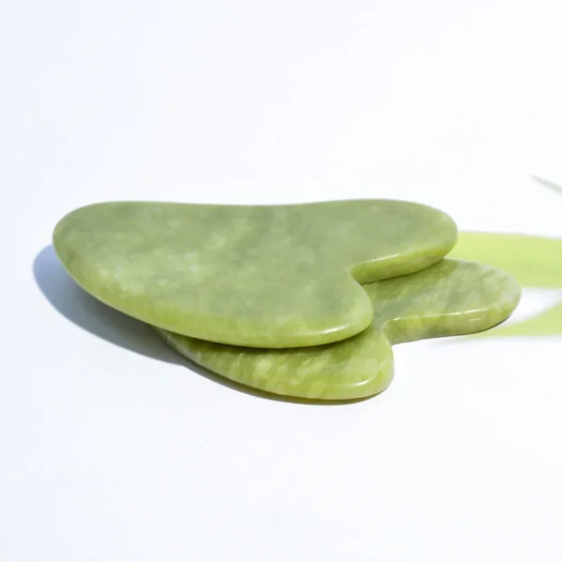 Piedra Natural GuaSha Jade belleza Facial herramientas de masaje raspado cuidado de la piel firme cara Gua Sha SPA rodillo de fisioterapia