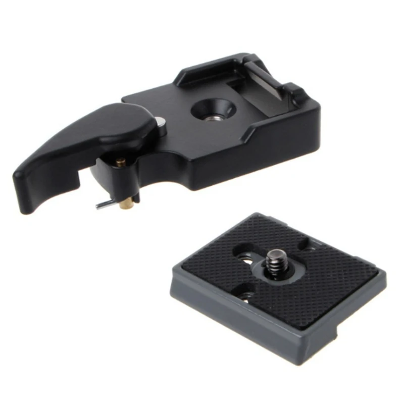 Placa de liberación rápida para trípode de cámara DSLR, adaptador de placas QR con montaje de abrazadera de conexión rápida, tornillo de 323 "a 1/4", 200PL-14, 3/8