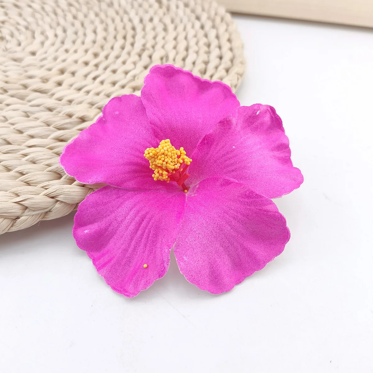 1/2/4/9 Stück Hawaiianische Blumen-Haarspangen für Frauen und Mädchen, romantische Bohemian-Blumen-Seitenpony-Clips, BB-Haarspangen, Haar-Accessoires – Detail 10
