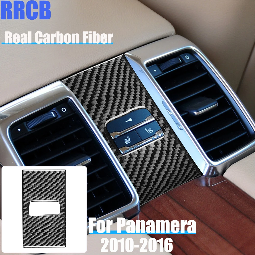 

Автомобильные аксессуары из настоящего углеродного волокна, регулируемая мягкая наклейка на сиденье для Porsche Panamera 970 2010 2011 2012 2013 2014 2015 2016