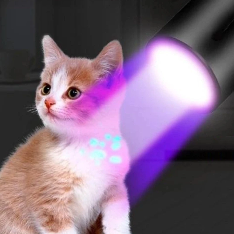 

Portable EDC UV Flashlight 365nm Purple Light Rechargeable LED Light Pet Urine Scorpion Hygiene Detector Torch Lamp