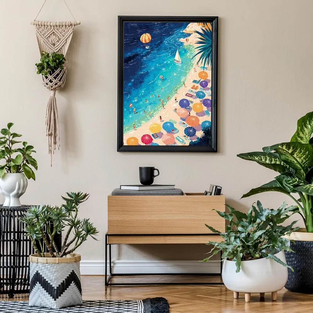 1000/500/300/120 Teile Küstenlinie Urlaub Meer Strand Puzzles für Erwachsene Home Decor Spiele Familie Puzzles Lernspielzeug