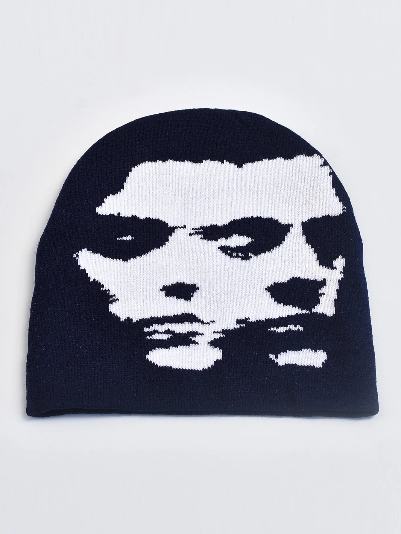 Czapka dziewiarska dla mฤลผczyzn, kobiet, modna czapka z pulowerem Y2k Goth, ciepลe czapki typu beanie