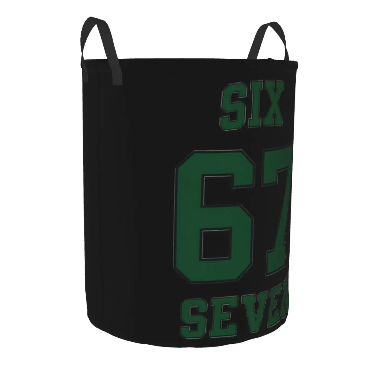 Custom Six Seven 67 Laundry Basket Foldable Clothes Toy Hamper Storage Bin for