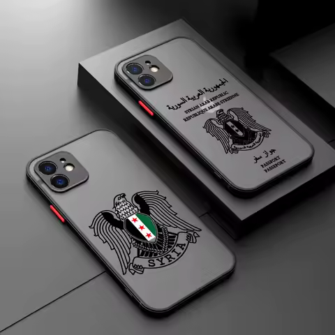Syria Passport Phone Case For Samsung Galaxy S25 S24 S23 S22 S21 S20 S10 FE Note20 Plus Ultra Lite 5G Back Cover