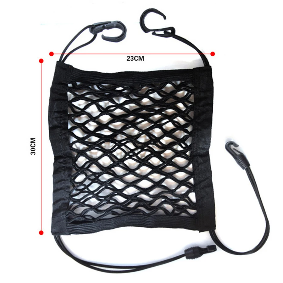 Pet Car Barrier Dog Car Barrier with Automatic Safety Mesh Storage Bag Pet Barrier Guard Back Seat Safety Protector Mesh Net image 6