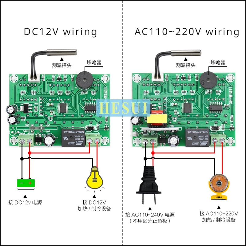 XH-W1411 Digital Thermostat -19~99