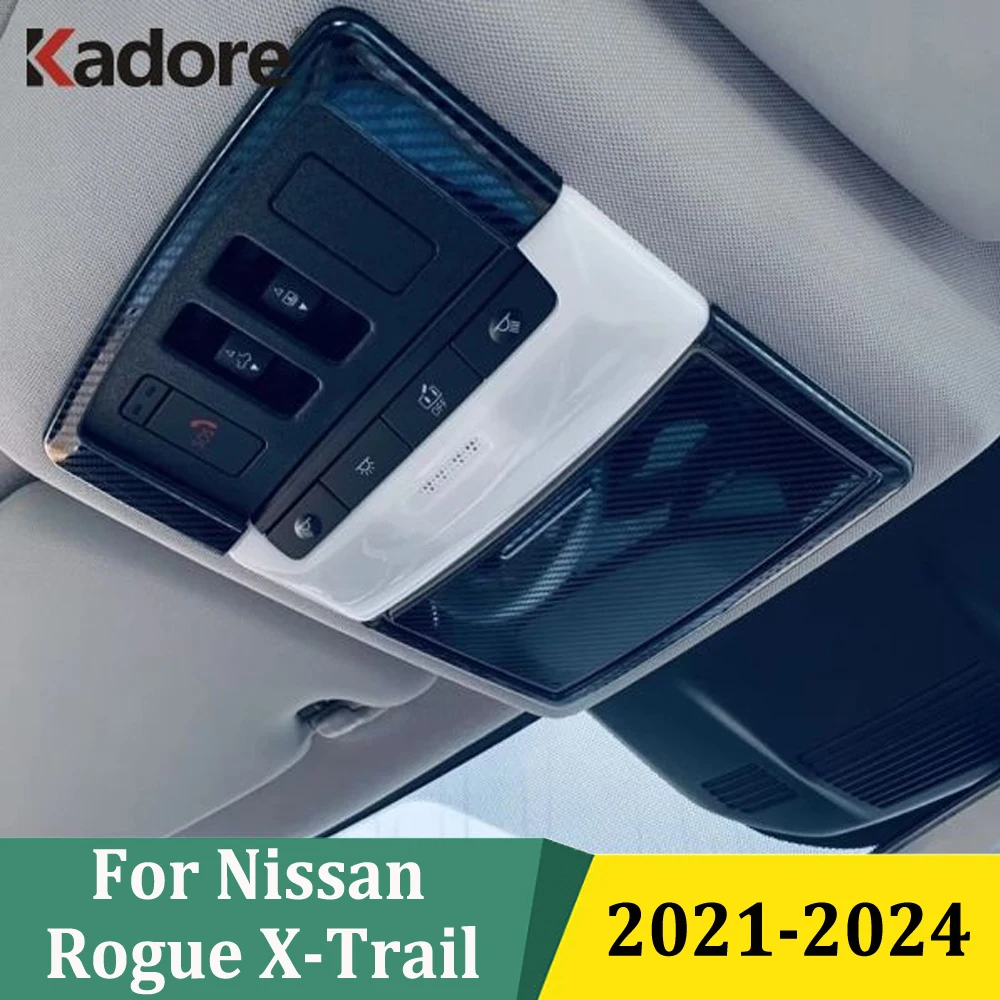

For Nissan Rogue X-trail 2021 2022 2023 2024 Front Roof Reading Light Lamp Cover Trim Frame Interior Car Styling Accessories