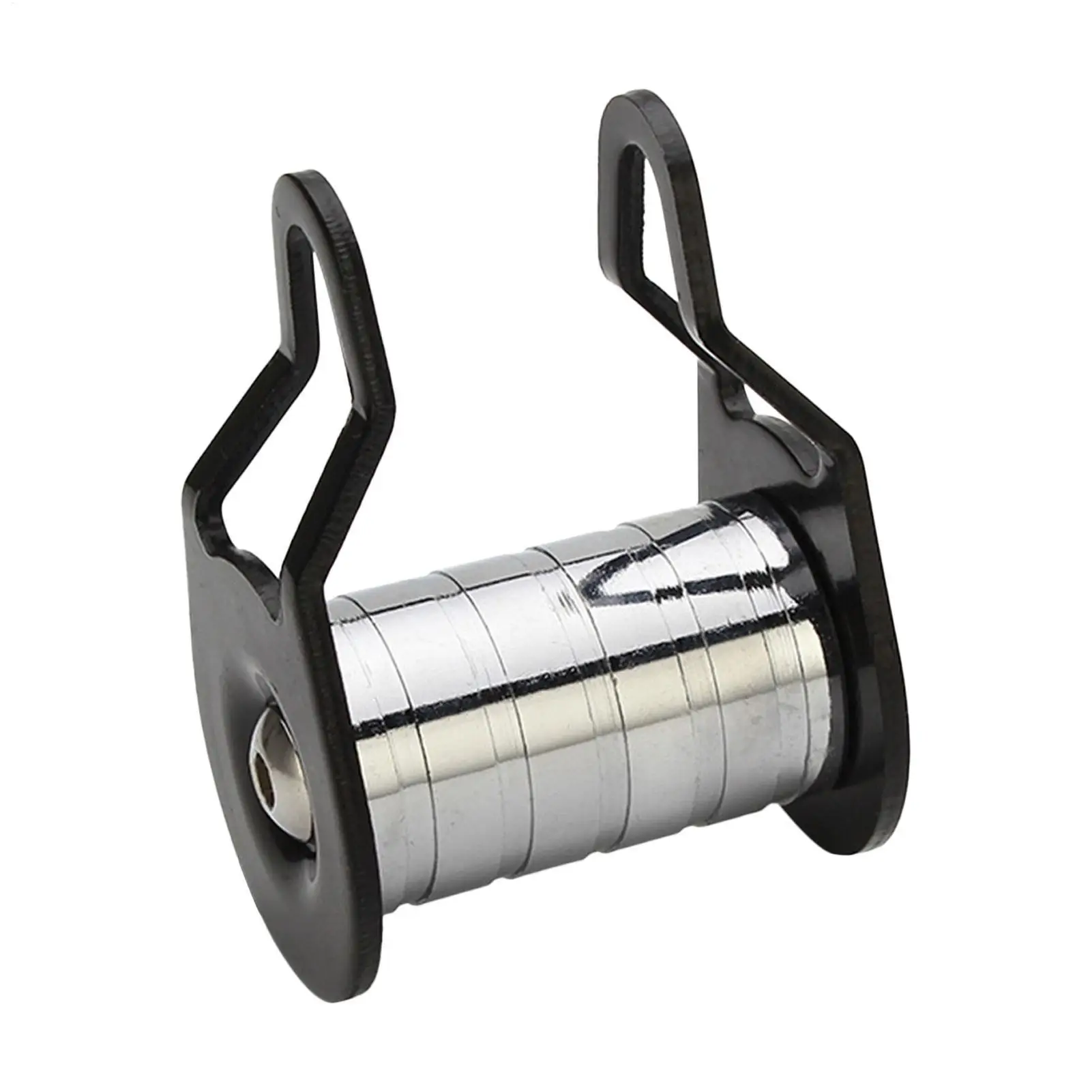 Polea de acero para líneas deslizantes, polea de cuerda deslizante con 5 rodillos, suministros de entrenamiento con gran capacidad de carga, polea resistente, 1 ud.