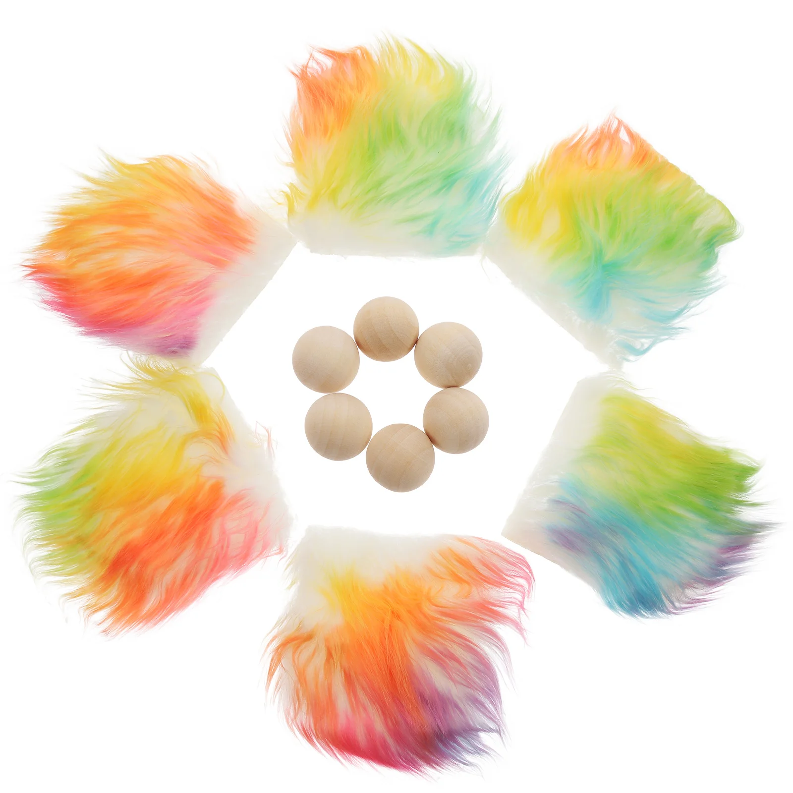 

Charming Gnomes Craft Supplies Set With Wood Beads Polyester Beard For Projects And Festivals