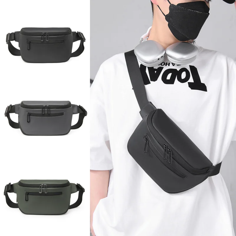 

New Fashionable Men's Chest Bag, Expandable Single-shoulder Bag, Multi-functional, Lightweight and Large-capacity Crossbody Bag