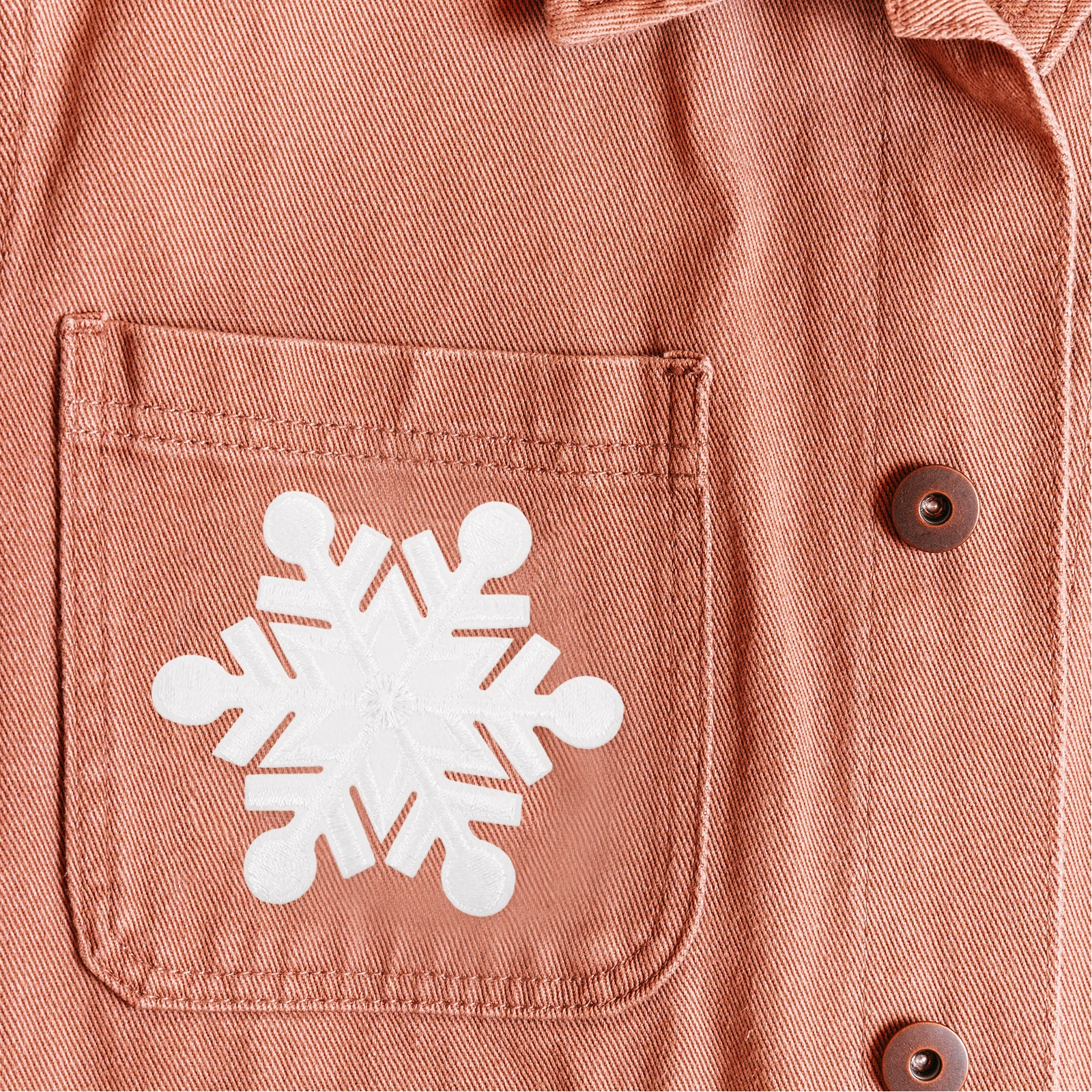 

10 Pcs Snowflake Decorative Patches DIY Embroidered Iron On Appliques for Clothing Shoes Hats Style Bright Colored