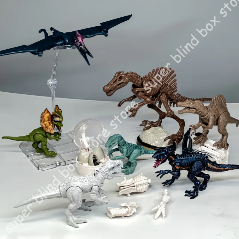 NEW Blokees Jurassic World Third Edition Dinosaur Genuine Blind Box Building Blocks Spinosaurus Collectible Model Toy Adult Gift