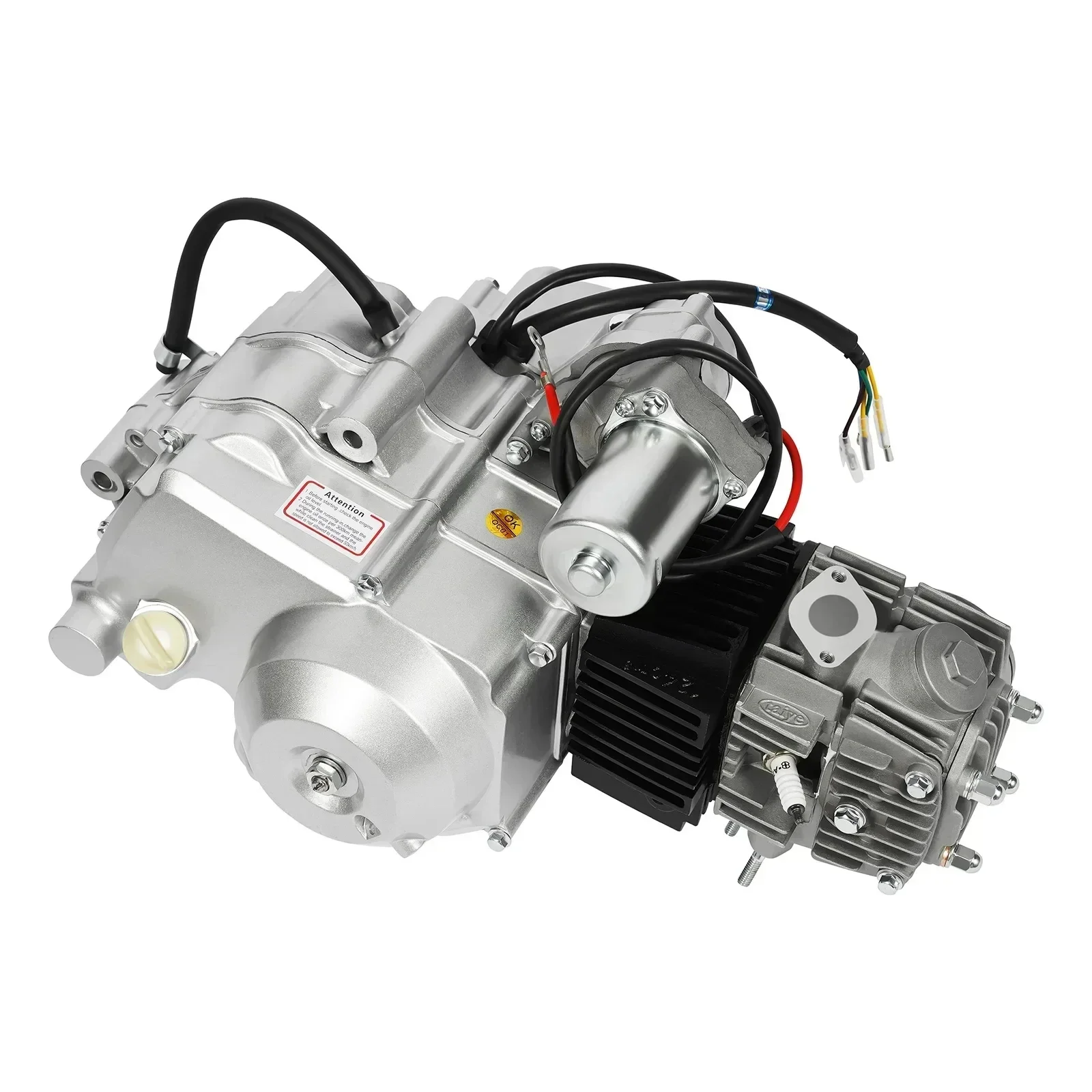 For 125cc 4 stroke ATV Engine Motor Kit w/ Reverse Electric Start Semi Auto Go kart Quad+ Reverse