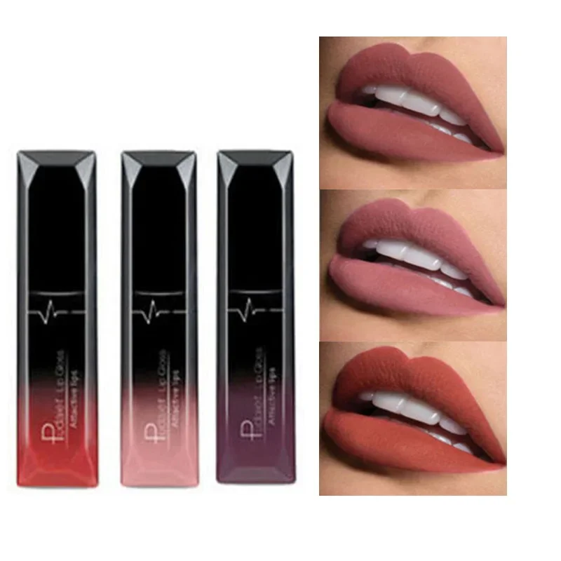 Matte Naakt Lipgloss 21 Kleuren Hot Koop Waterdichte Fluwelen Hydraterende Glossy Vloeibare Lipstick Sexy Rode Lip Tint Make Gift