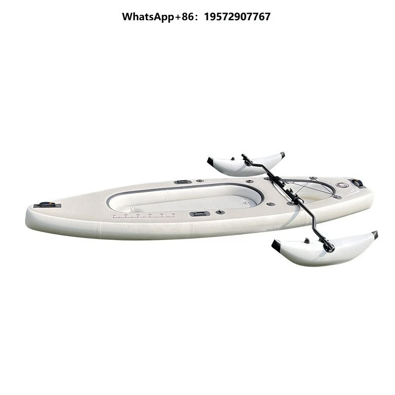 1-Person Portable PVC Inflatable Kayak With Balance Float Style