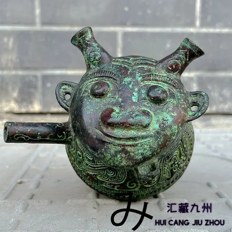 Retro Dragon pattern pot Ornament Decoration Tea Pet Figurines Desk Decor Accessories