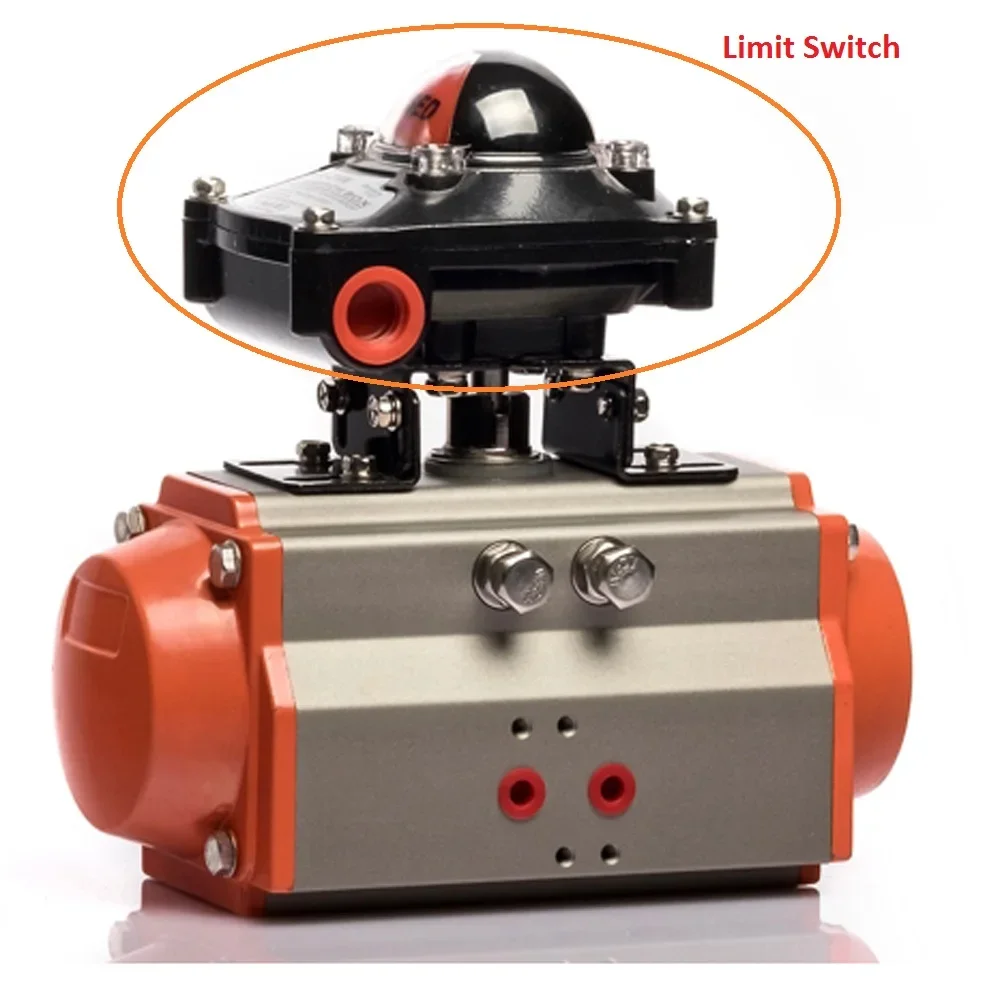 ITS100 interruptor de límite de válvula mecánica interruptor de monitoreo de posición indicador de posición de válvula actuador neumático 2XSPDT 125/250VAC