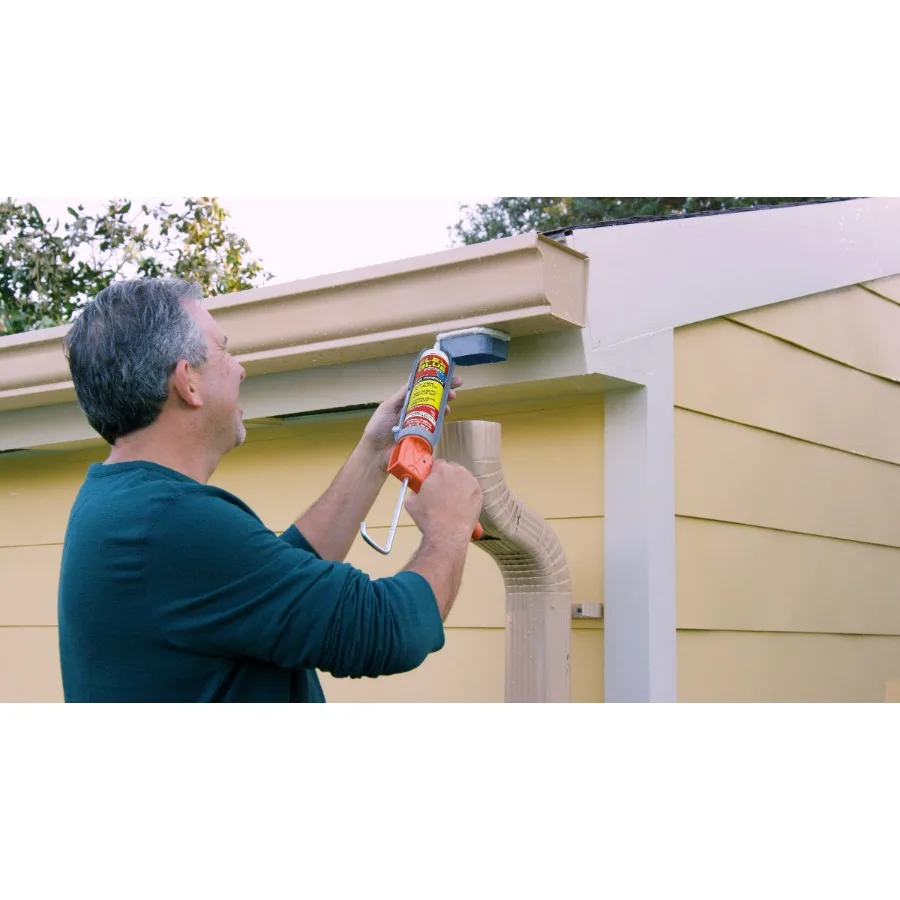 Strong Rubberized Waterproof Adhesive Pro Formula 10 oz White