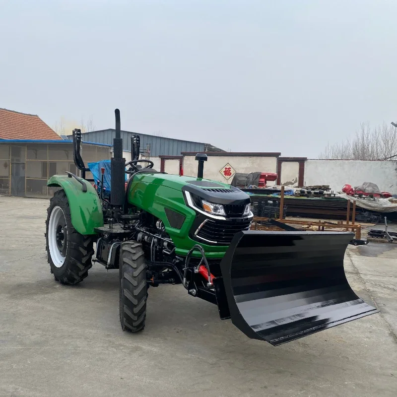 Hot Sale Four Wheel Compact Wheel Tractor   Mini Tractor Diesel Engine Load Sensing Hydraulics