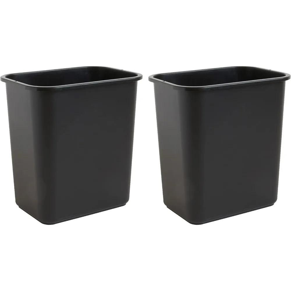 

Корзина для мусора емкостью 7 галлонов/28 квартов, экономящая пространство, подходит для стола и небольшого, узкого пространства в коммерческом стиле, кухне, домашнем офисе.